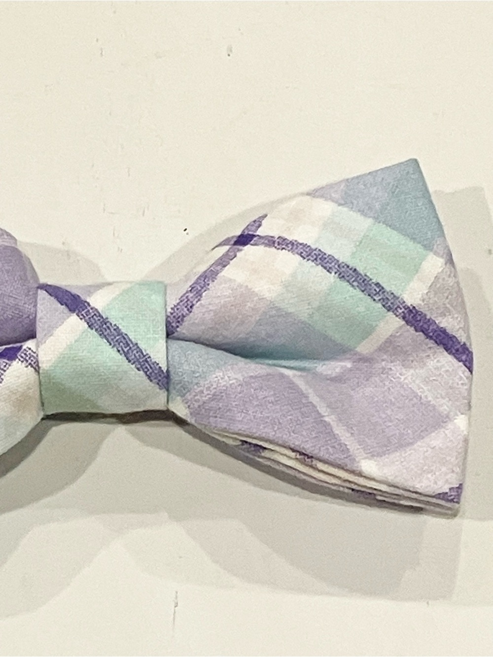 Pet Bowtie in Pastel Plaid